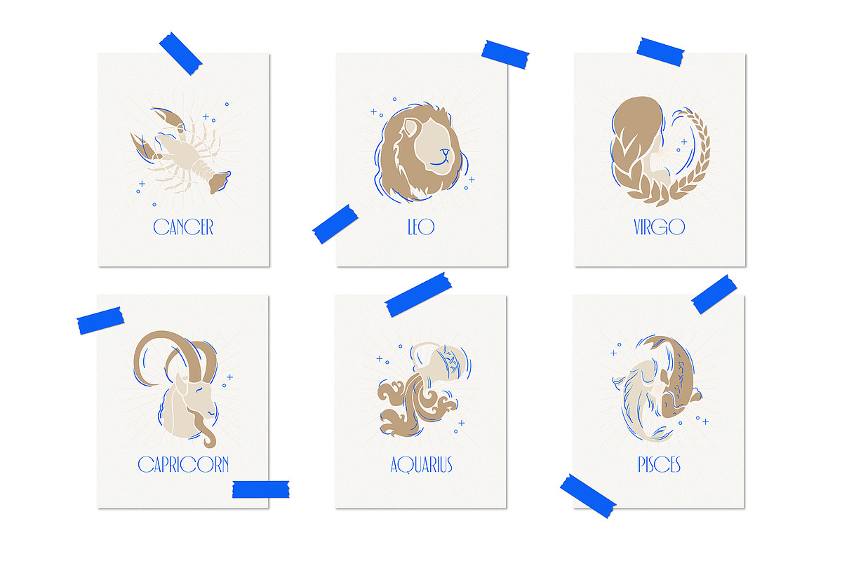 Zodiac Illustrations, an Animal Illustration by line & plane (Photo 3 of 10)