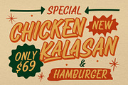 Kanoz Brush Font, a Handwritten Font by alit design (Thumbnail 12 of 17)