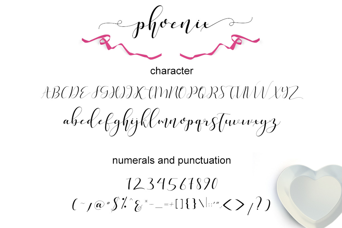 phoenix sweet calligraphy modern preview 6