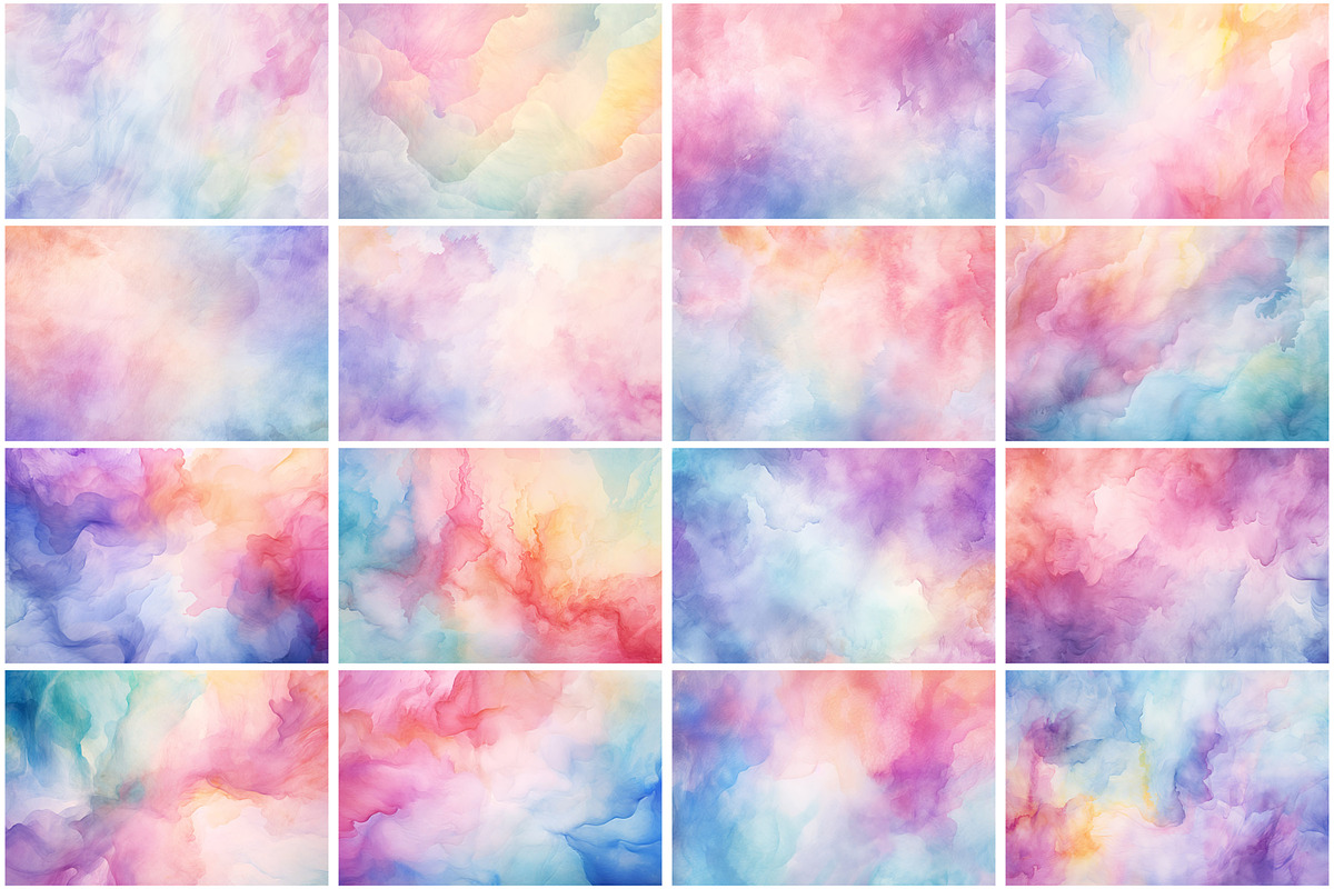 Pastel Watercolor Texture Background, a Texture Graphic by Forhadx5 (Photo 5 of 11)