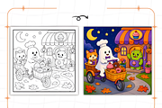 Cute Spooky Book Bold and Easy, a Seasonal Illustration by Design Station (Thumbnail 3 of 8)