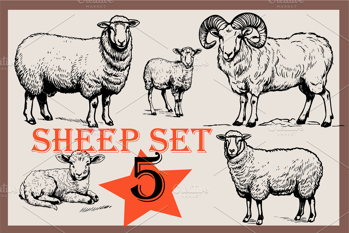 Farm animals collection, a Graphic by IPVector (Photo 2 of 7)