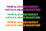 Liquid Color Font Trio, a Font by 9 Lives Illustration (Thumbnail 6 of 6)