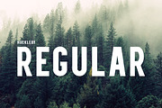 Huckleby | Vintage Sans Serif Family, a Sans Serif Font by Zone 6 (Thumbnail 4 of 8)