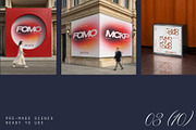 Urban Advertising Mockups (10 psd), an Advertising Mockup by Creatoom (Thumbnail 3 of 10)