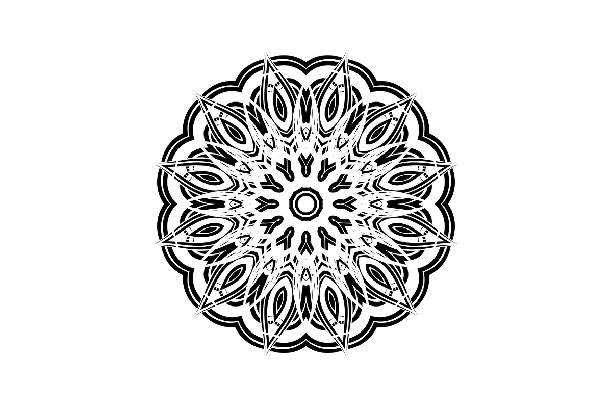 Decorative Mandala Digital Art Pack, a Decorative Illustration by NJ Himel (Photo 4 of 101)