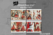 Shabby Xmas Mixed Media Scrappapers, a Decorative Illustration by Digital Art Mahdiseño (Thumbnail 8 of 10)