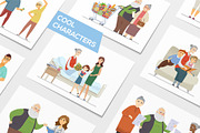 Senior People - Cartoon Characters, a Templates & Theme by Boyko Pictures (Thumbnail 2 of 14)