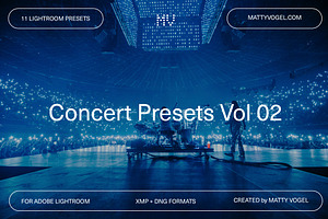 Concert Presets Vol 02, a Preset Add-On by Matty Vogel