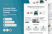 Hamora Home Product Catalog Landing, a Landing Page Template by trabaskriya (Thumbnail 1 of 5)