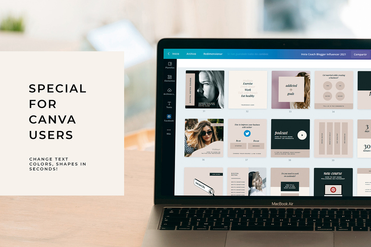 Influencer Coach | Social Media Kit, a Social Media Template by Design District (Photo 3 of 45)
