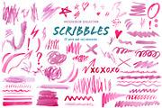 Watercolor Scribble and Doodles, a Graphic by Corner Croft (Thumbnail 5 of 12)