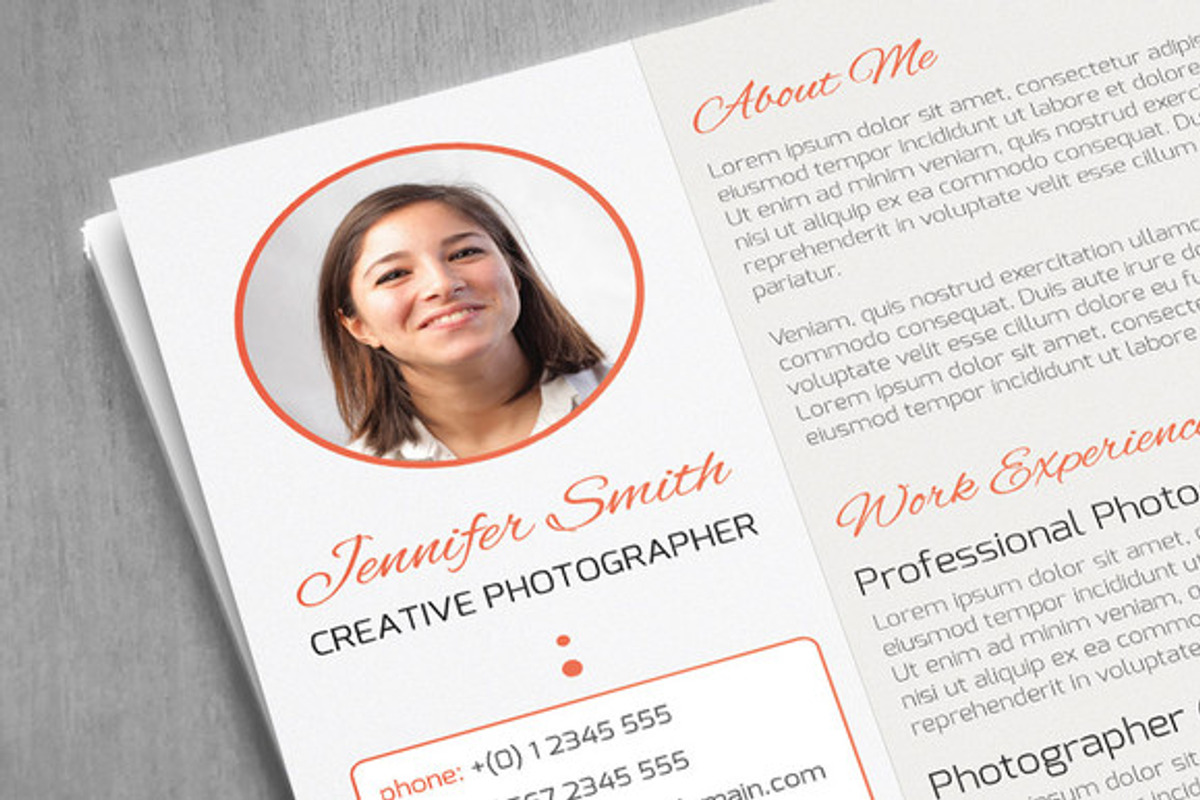 Creative Resume Template, a Resume Template by Visual Impact (Photo 2 of 3)
