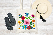 Folk Flowers. Folk Pattern, an Illustration by AvaAva (Thumbnail 16 of 26)