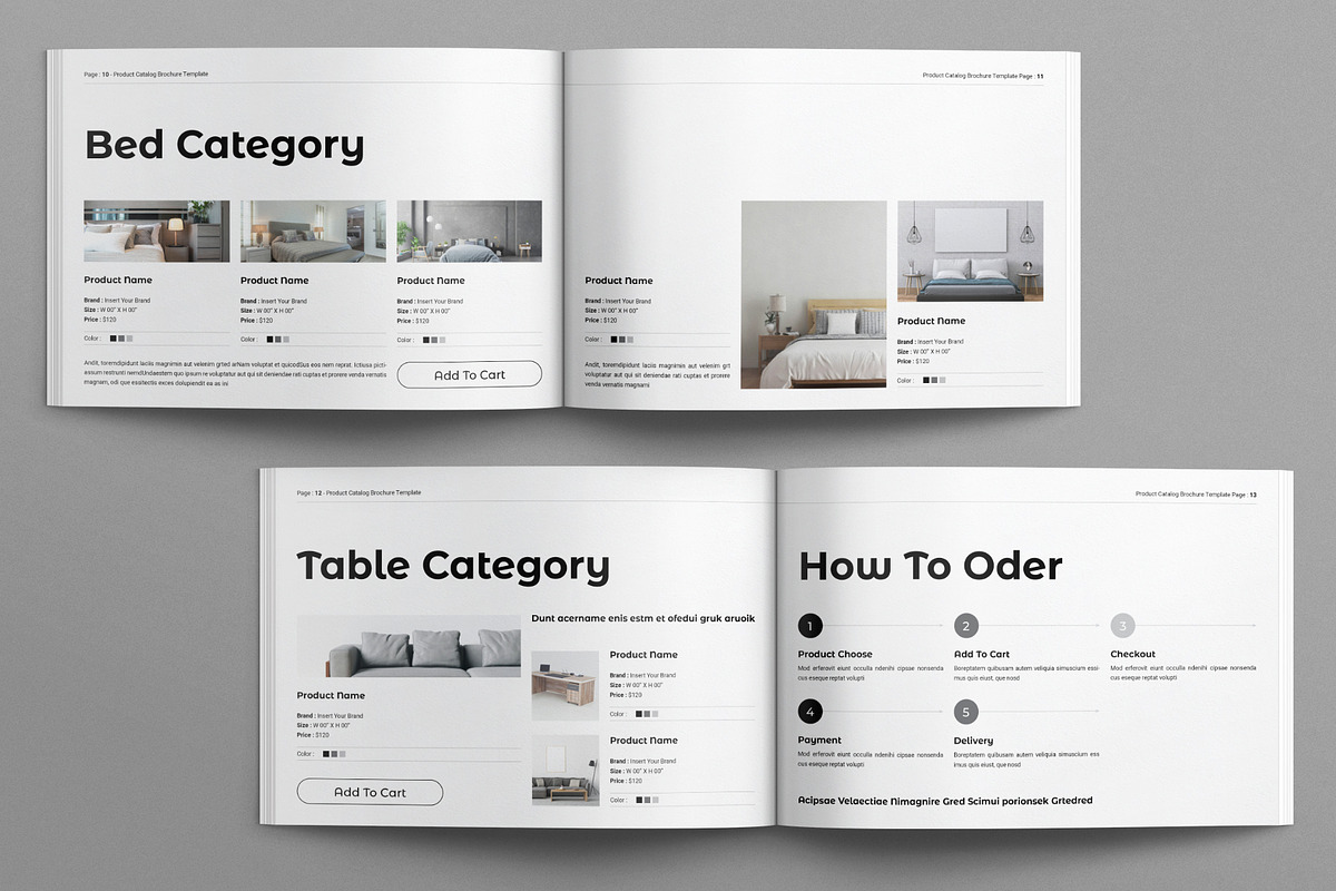 Catalog Brochure Template Landscape, a Brochure Template by E-Type (Photo 5 of 7)