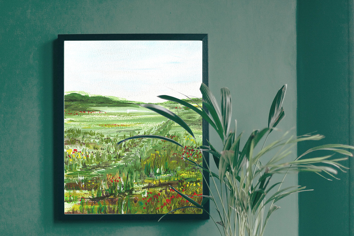 Summer Landscapes, an Illustration by Ann Bright (Photo 5 of 8)
