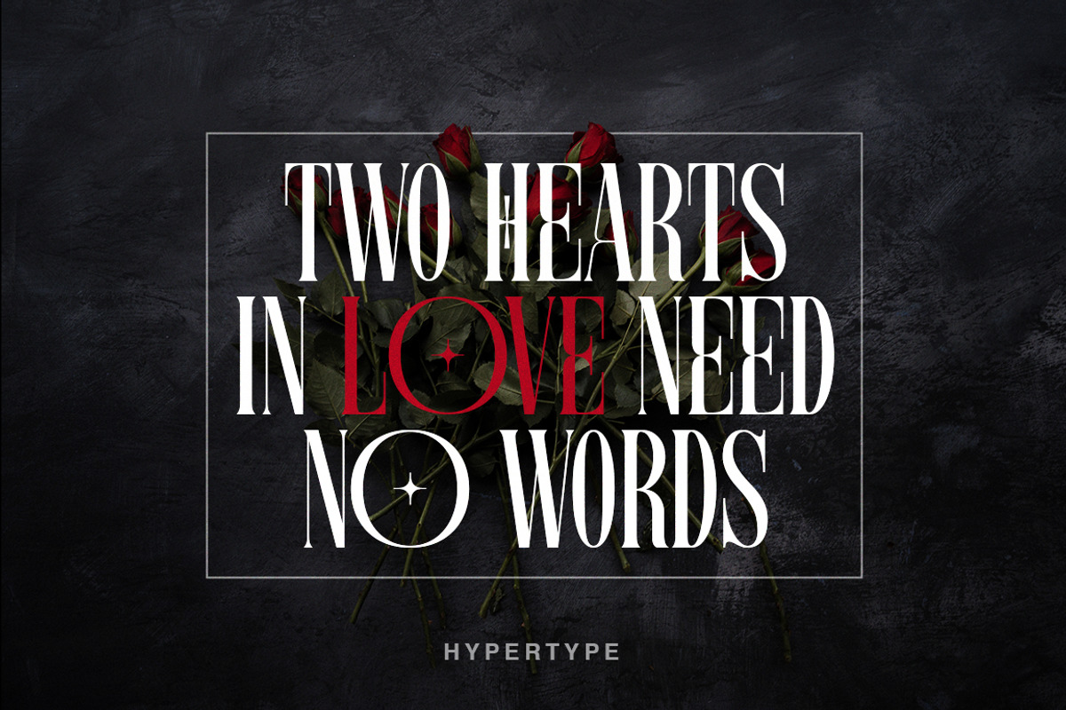 Hypertype : Elegant Serif Display, a Serif Font by Fargun Studio (Photo 7 of 20)