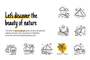 Hand Drawn Nature Landscape Icons, an Outline Icon by Brickclay (Thumbnail 3 of 7)