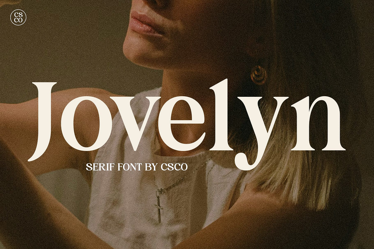 Jovelyn – Retro Font, a Serif Font by Craft Supply Co. (Photo 1 of 7)