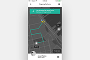 Complete iOS ui kit for delivery app, an UI Kit Template by Divanraj (Thumbnail 28 of 29)