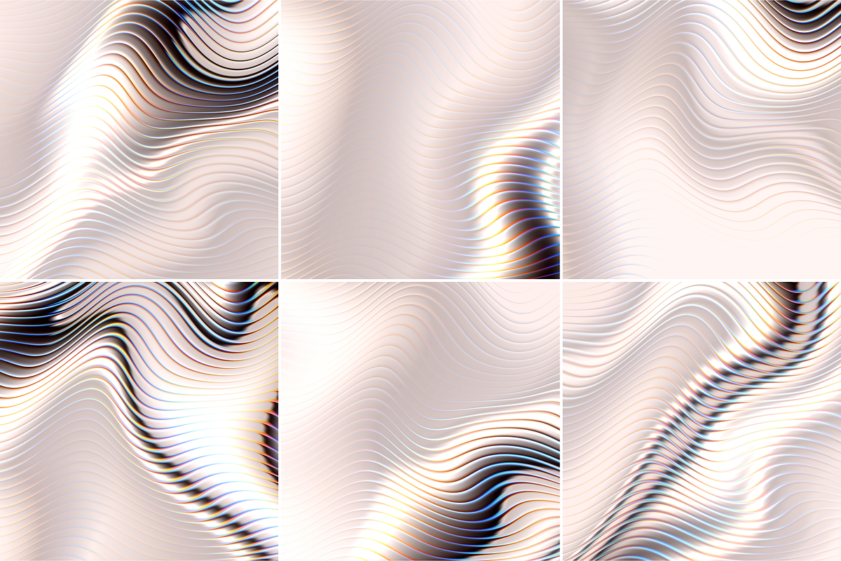 Flow Lines 25 Abstract Wavy Line, a Background Graphic by PopotLane (Photo 4 of 6)