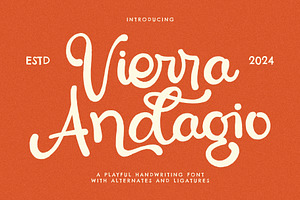 Vierra Adagio - Playful Handwriting