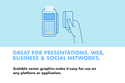 18 Point of Sale Icons, a Technology Illustration by Hello Mister Frank (Thumbnail 5 of 5)