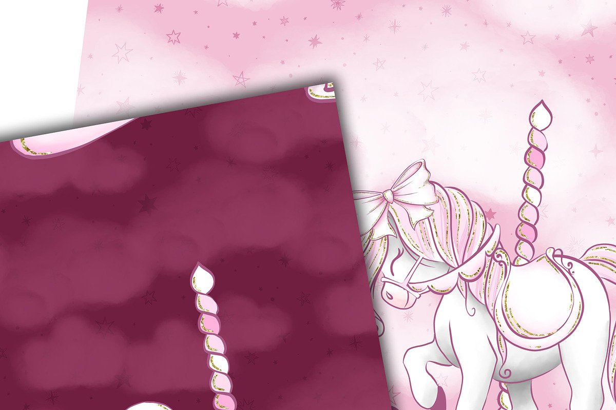 Carousel patterns, a Pattern Graphic by DarinaDigital (Photo 6 of 6)