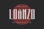 Loanzo Ultimate Futuristic Font, a Sans Serif Font by Maulana Creative (Thumbnail 1 of 7)