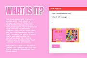 Colorful Email Signature Templates, an Email Template by SunshineStudioBoutique (Thumbnail 2 of 9)