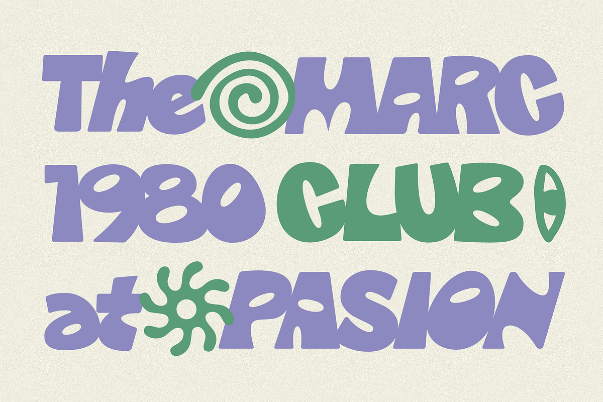Maltique - Psychedelic Retro Font, a Sans Serif Font by Typia Nesia (Photo 9 of 11)