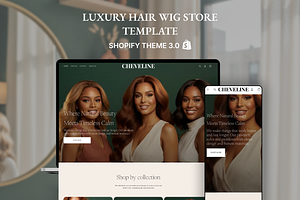Cheveline Luxury Hair Shopify Theme, a Shopify Template by AtelierDuVow