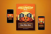 Halloween Flyer Set, a Flyer Template by graphicook (Thumbnail 1 of 3)