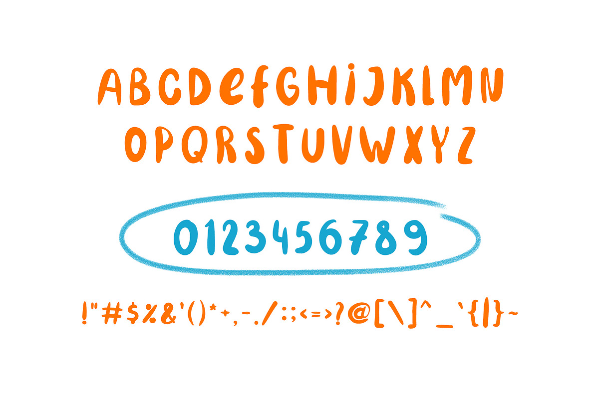 Bome_Wolker. Funny font, a Script Font by Yaniko (Photo 3 of 5)