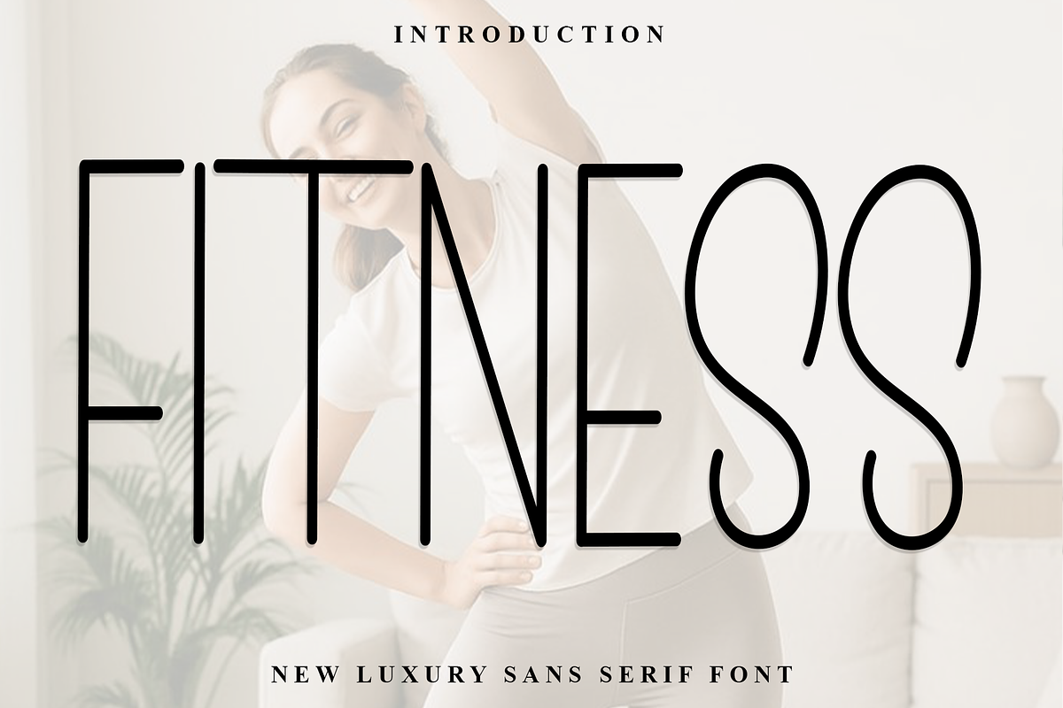 Fitness, a Sans Serif Font by InermediaSTUDIO (Photo 1 of 7)