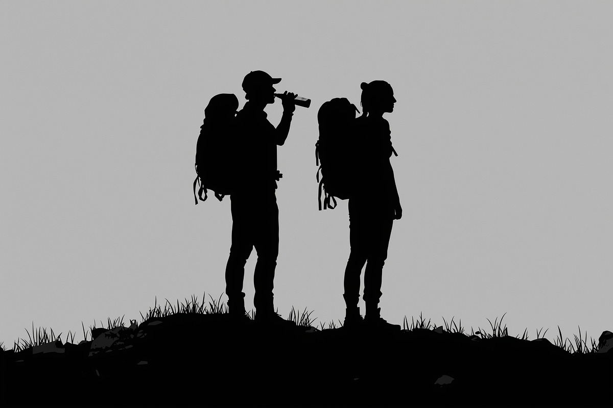 Hiker and Mountain Bundle, an Illustration by Creativeshirt (Photo 7 of 21)