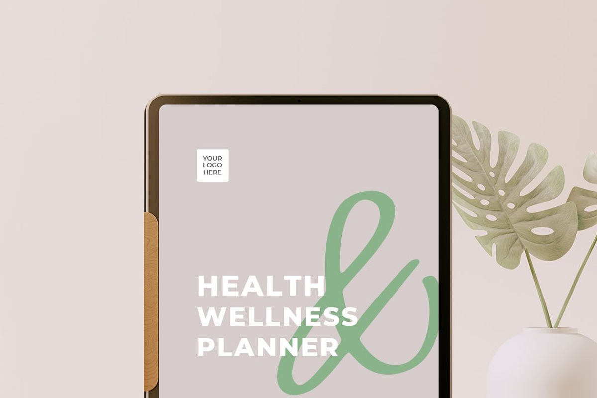 Health and Wellness Planner PLR, a Print Template by Brand Your Biz Co. (Photo 1 of 6)