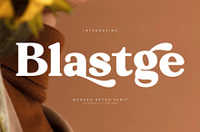 Blastge Modern Retro Serif