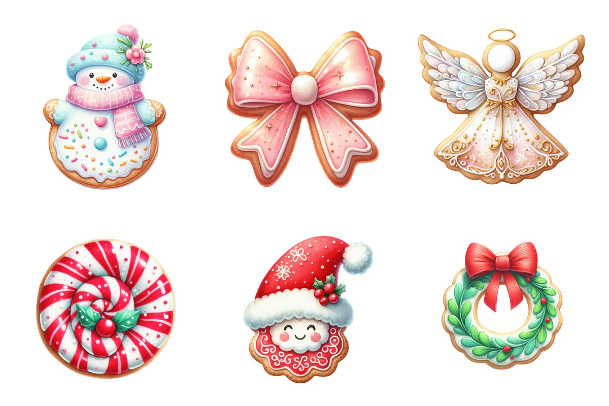 Christmas Cookies Clipart, an Illustration by Design Market (Photo 5 of 5)