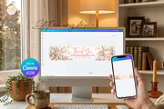 Birthday Water Bottle Label Canva, a Marketing Template by KennedyStudio (Thumbnail 3 of 6)