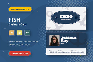 Fish Card - Business Card