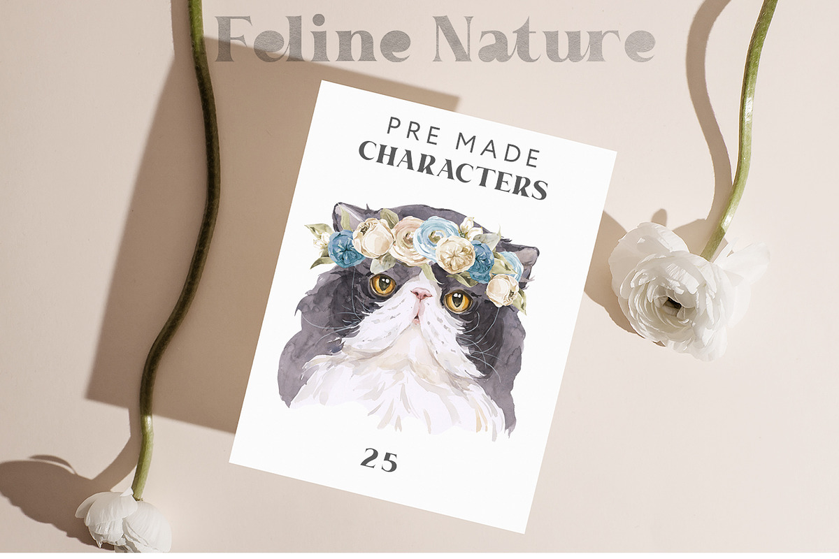 Animals Watercolor Clipart Bundle, an Animal Illustration by Cat In Colour (Photo 10 of 41)