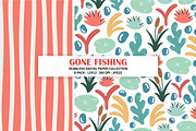 Gone Fishing Seamless Pattern Set, a Pattern Graphic by Alanna Messina Design Co (Thumbnail 5 of 9)
