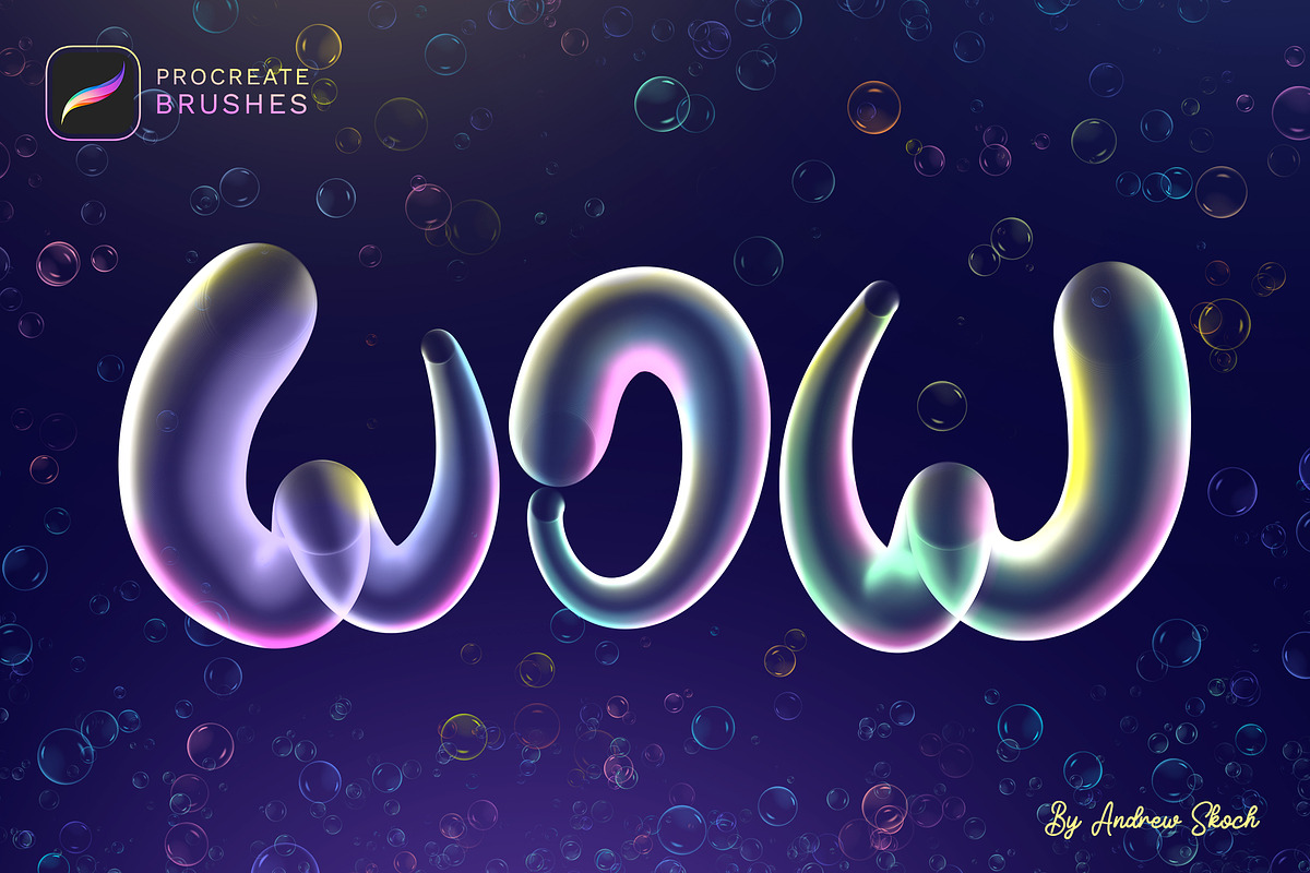 Bubbles Procreate Brushes, a Brush Add-On by Andrew Skoch Design (Photo 11 of 13)