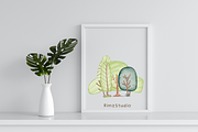 Watercolor Trees Clipart PNG, a Seasonal Illustration by RimzStudio (Thumbnail 2 of 6)