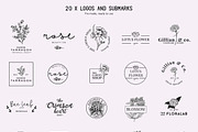 Floral logo and branding bundle, a Branding & Logo Template by Negative Space (Thumbnail 2 of 6)