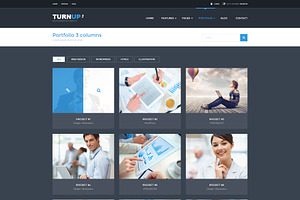 TurnUp - PSD Template