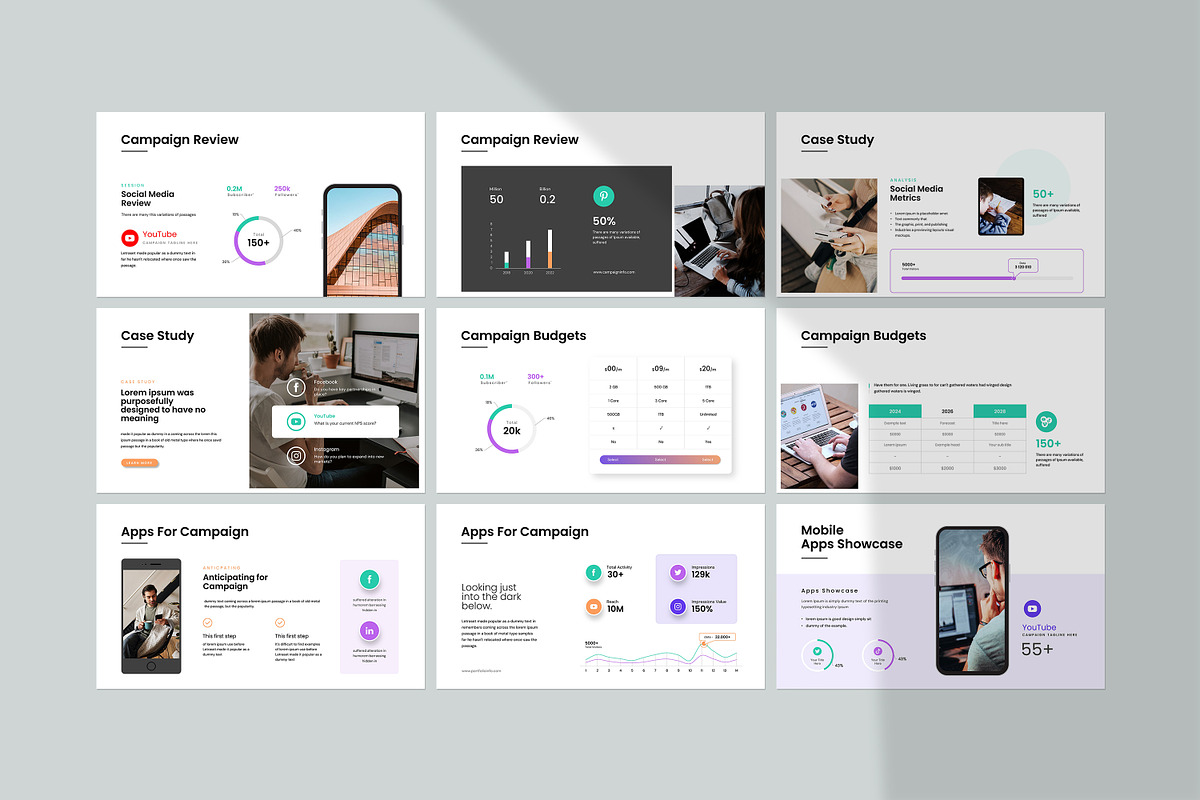 Digital Marketing Strategy, a Presentation Template by creathrivestudio (Photo 14 of 23)