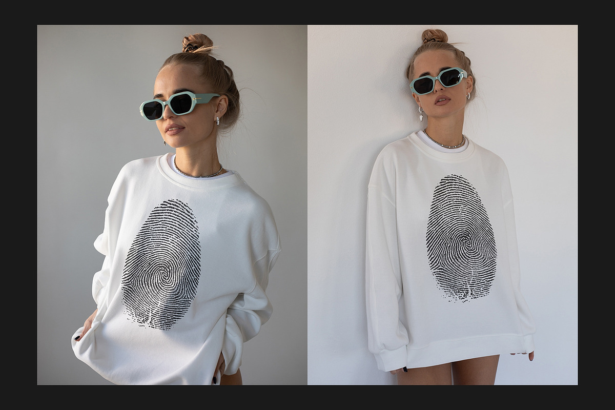 Sweatshirt Mock-Up Set, a Hoody Mockup by Freeman Studio (Photo 9 of 16)