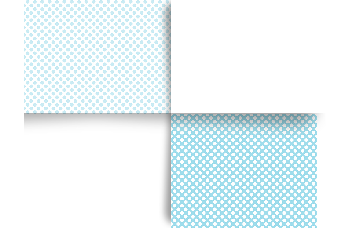 Lt Blue Polka Dot Seamless Patterns, a Pattern Graphic by Earley Bird Design Studio (Photo 3 of 8)